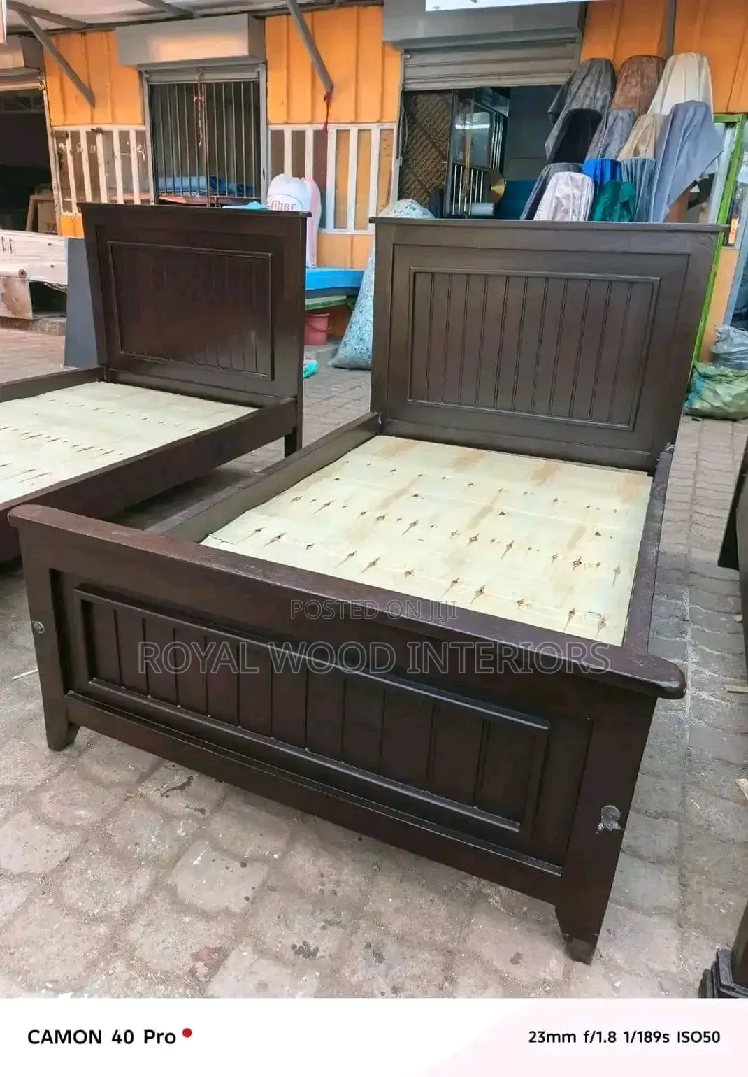 Chocolate 4 By6 Solid Bed Available