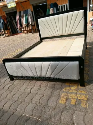 5 By6 Bed(black Frame + White Fabric)