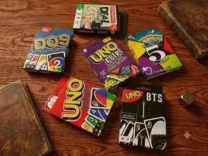 6-in-1 Ultimate Card Game Collection (UNO, DOS, Monopoly Deal, Name 5)