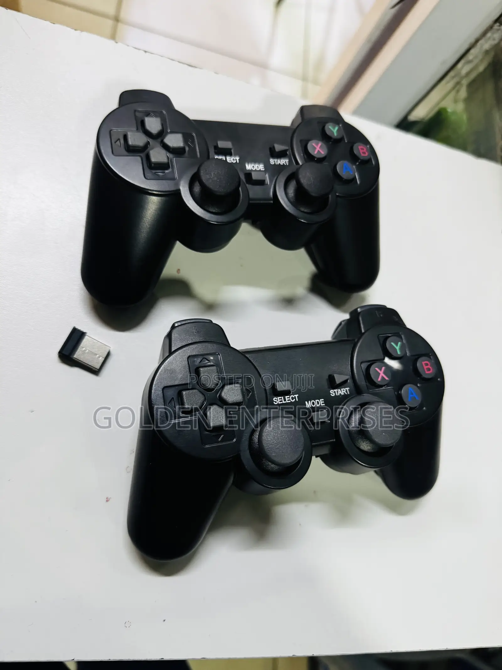 Wireless Dual Gamepad Set, 2.4G USB Gaming Controllers for PC TV