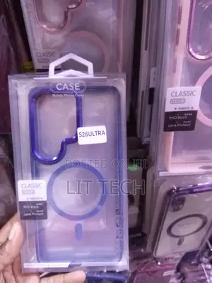 Magnetic Newskin Case for Samsung Galaxy S26 Ultra With Purple Bumper