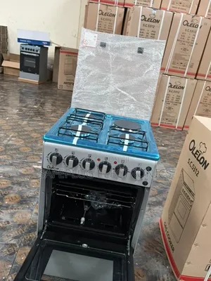 Olelon Free Standing 3 Gas 1 Electric Cooker – New Model