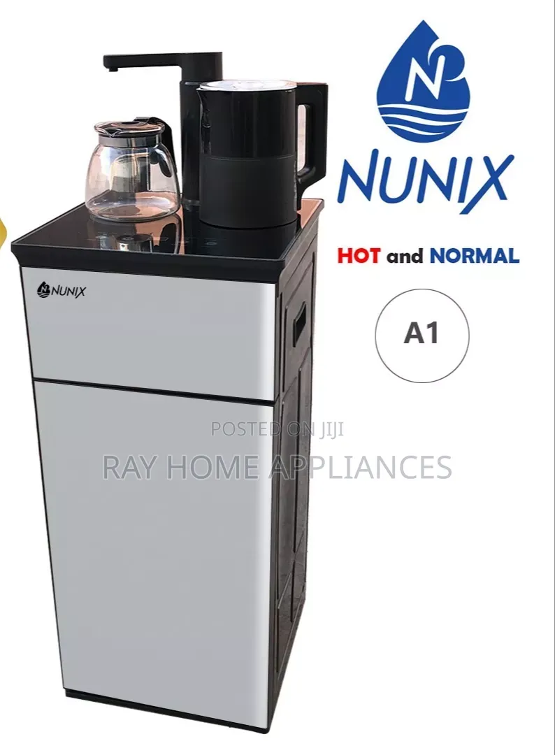 Silver Nunix A1 Bottom Load Hot and Normalwater Dispenser Black Silver