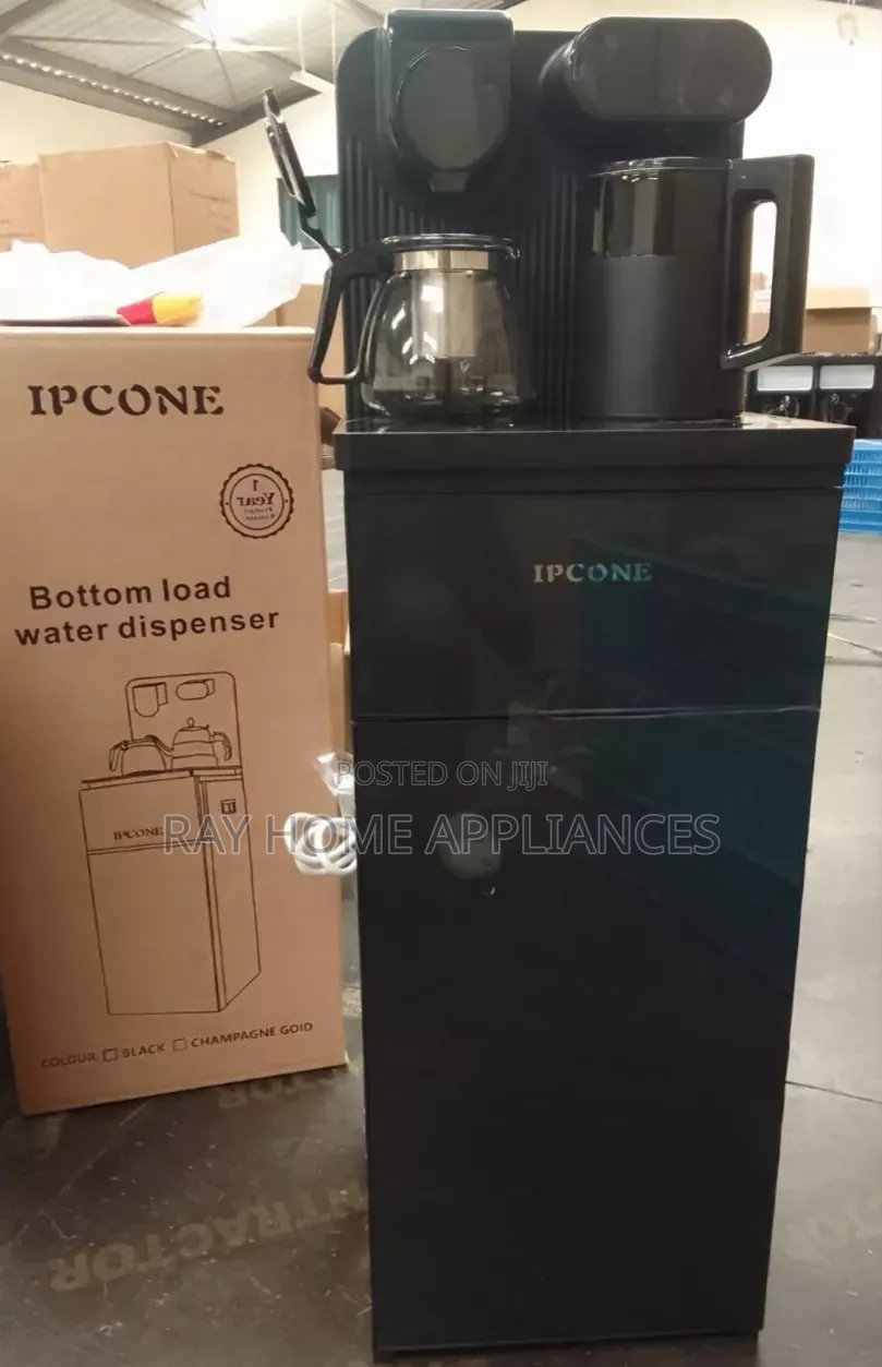 Black Ipcone A1c Hot and Cold Bottom Load Water Dispenser