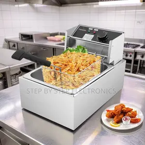 Factory Prices Easy Clean 4l/6l/10l Electric Single Tank Deep Fryers