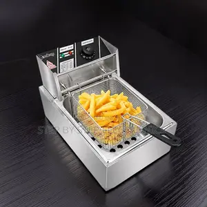 Factory Prices Quick Frying 4l/6l/10l Electric Single Tank Deep Fryers
