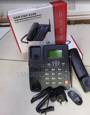 6588 GSM Fixed Wireless Desk Phone With LCD Screen Caller ID