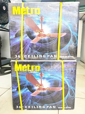 36 Inch Ceiling Fan With 3 Blades – Strong Airflow