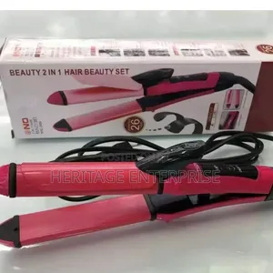 Nova 2-in-1 Hair Styling Flat Iron and Tong