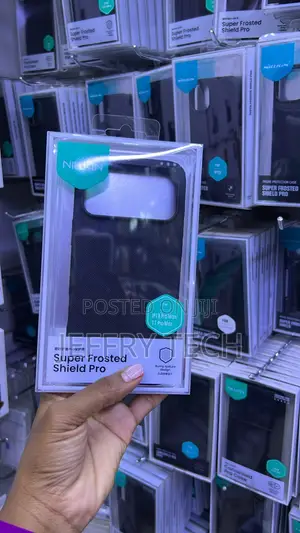 Black Nillkin Frosted Shield Pro Case for the Apple iPhone 17 Pro Max