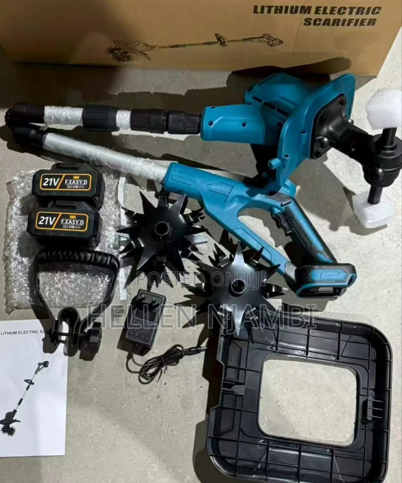 Cordless/Rechargeable Tiller 21V