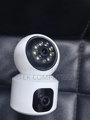 4G SIM Card Dual Lens Mini IP Camera for Smart Indoor Nursery Monitor.