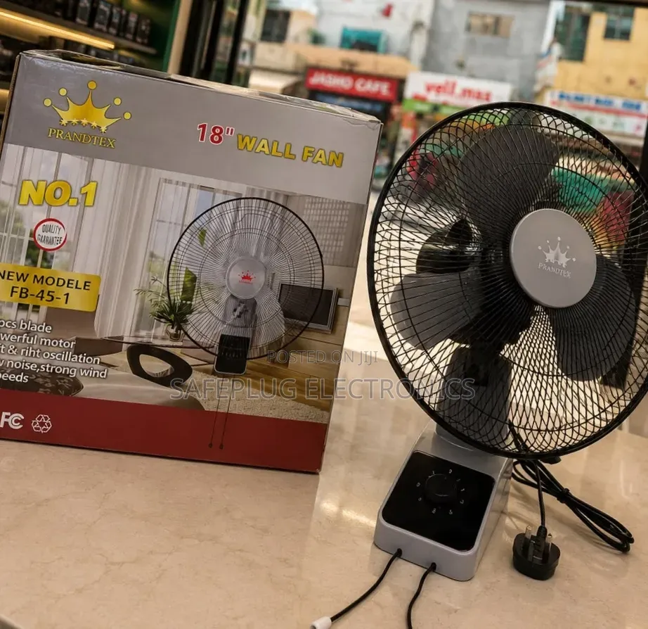 Powerful 18 Inch Wall Fan With Remote Control