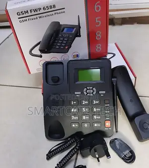 6588 GSM Desktop Telephone With Caller ID Digital LCD Screen