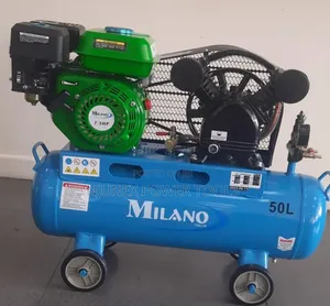 50-Liter Milano Italia Petrol-Driven Air Compressor