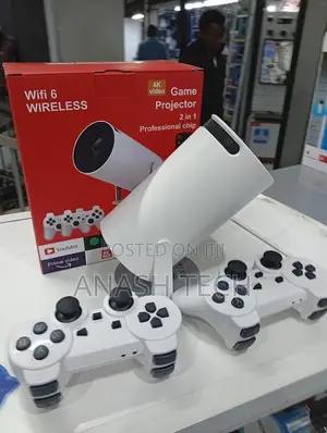 Smart Android 13.0 Projector With Gaming Console Wifi Enabled