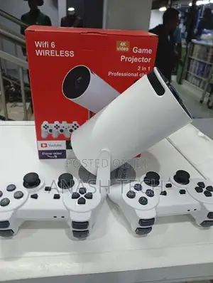 Smart Android 13.0 Projector With Gaming Console Wifi Enabled