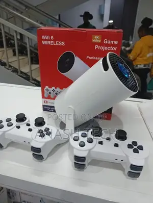 Smart Android Projector Hy 300 With Gaming Controllers