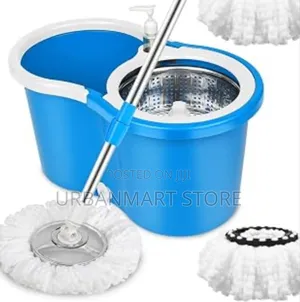 360 Degree Spin Mop With Stainless Steel Bucket