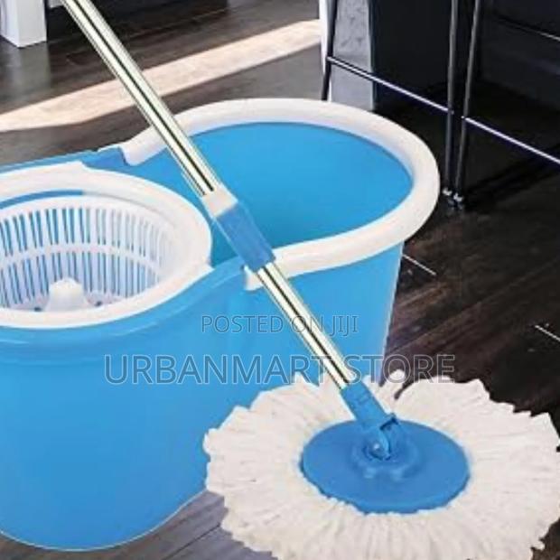 360 Spin Mop Bucket Set With Microfiber Mop - main view