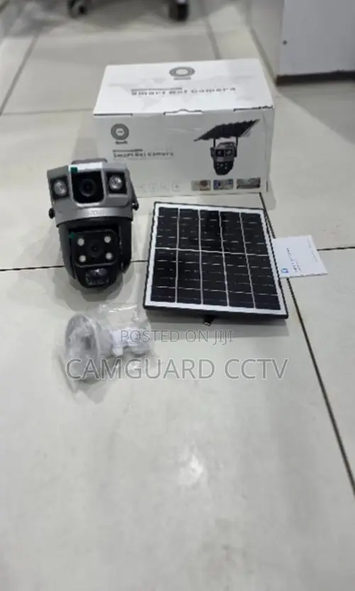 Smart Net Camera 4G SIM Card Dual Lens Dual Screen Solar Outdoor CCTV