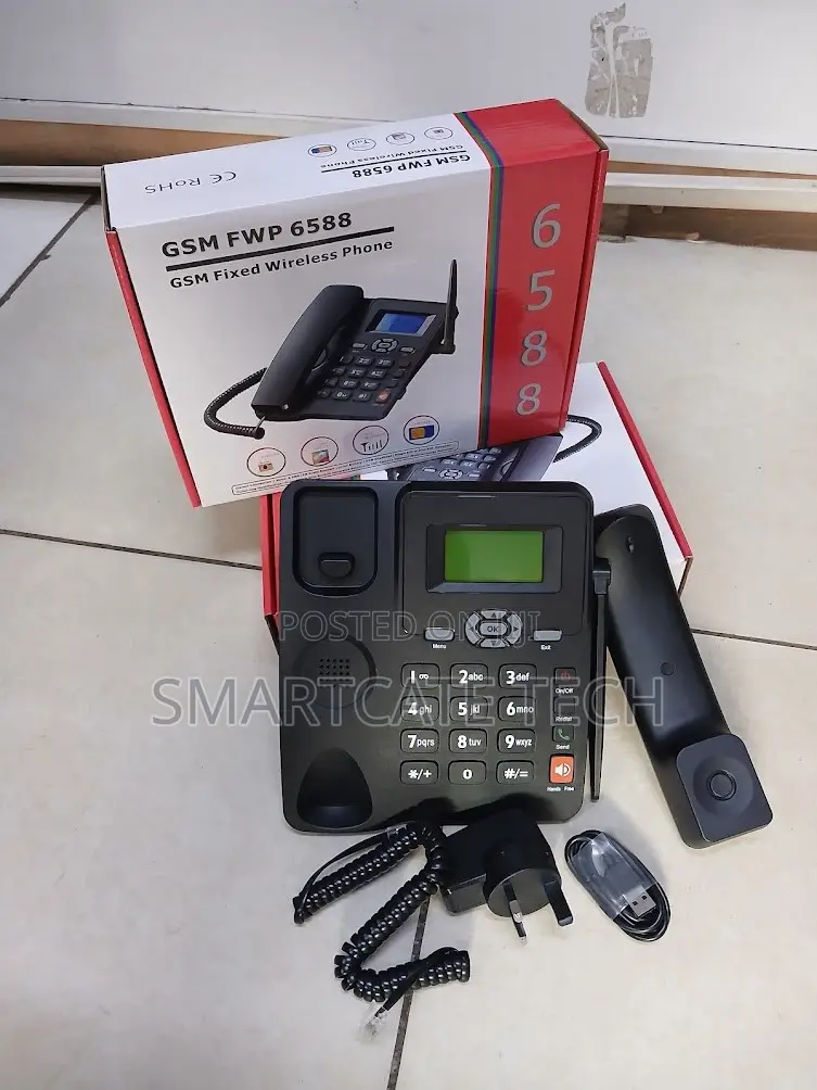 6588 Wireless GSM Telephone With Caller ID LCD Screen