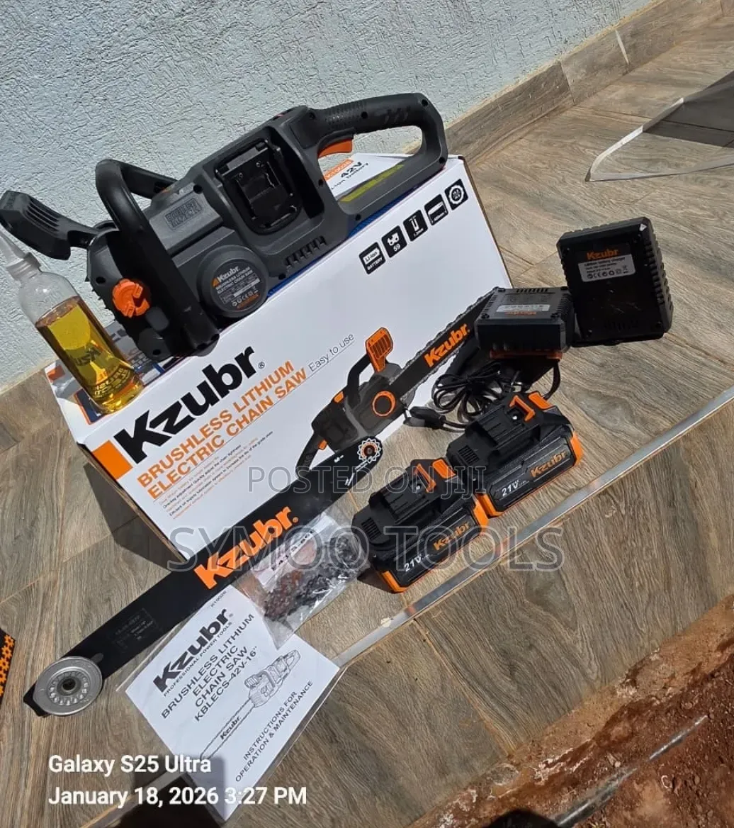 16" Kzubr Cordless Chainsaw