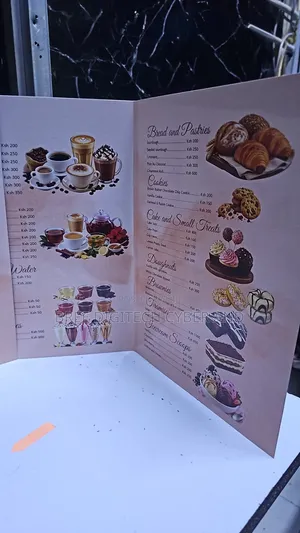 Table Menu Booklet Printing