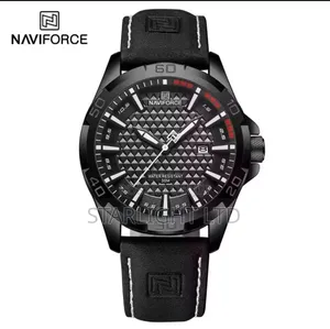 NAVIFORCE NF8023 Casual Sport Men's Watch (Brown Leather)