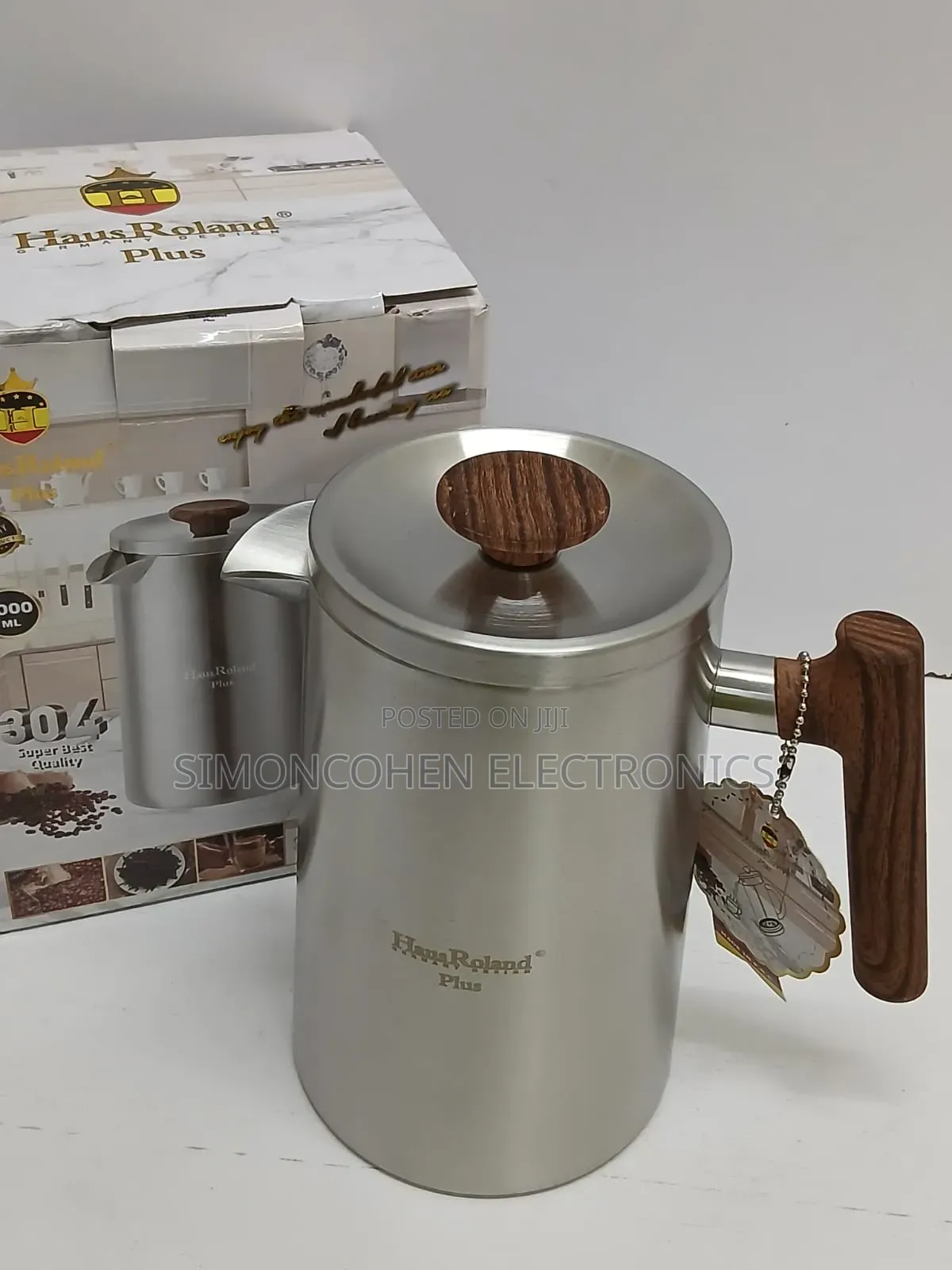 1000ml Stainless Steel French Press Coffee Maker