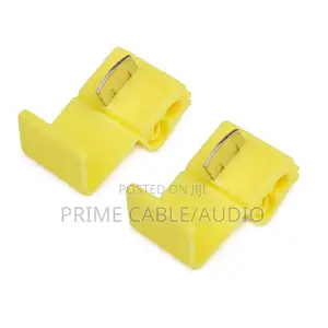 Quick Splice Snap Wire Connector 10–12 AWG – Yellow (10 Pieces)
