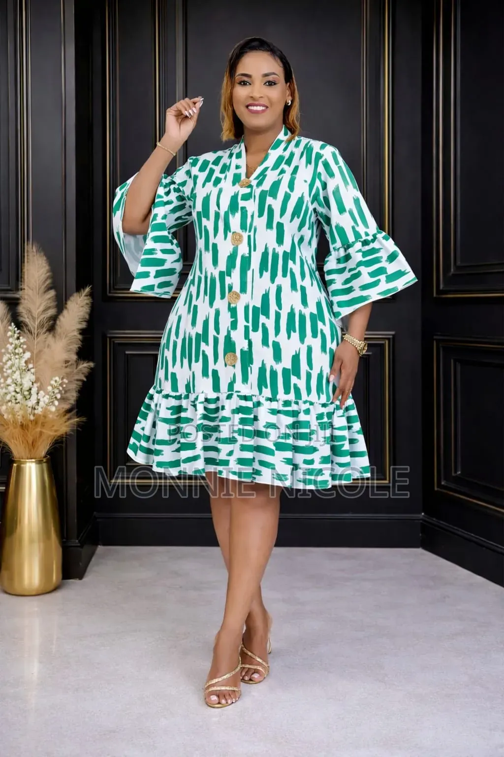 Laura Design Semi Turkey Classy Shift Dress