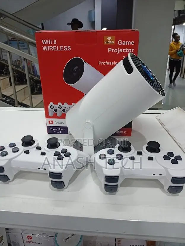 Hy300 Smart Android Gaming Console + Wifi and Bluetooth Projector