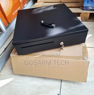 POS Cash Drawer Box 5Tray Secure Key Lock and RJ11/RJ12 Connectivity