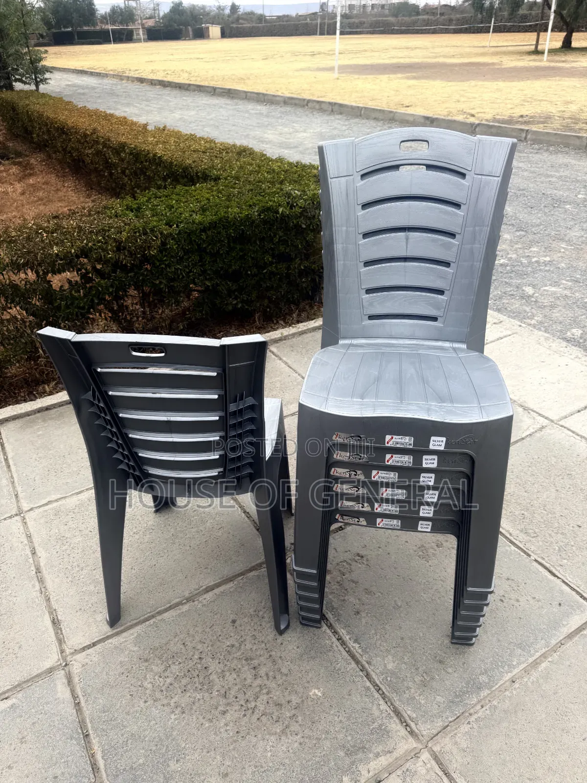 Strong Armless Kenstar Plastic Chairs. Strong Plastic Chairs