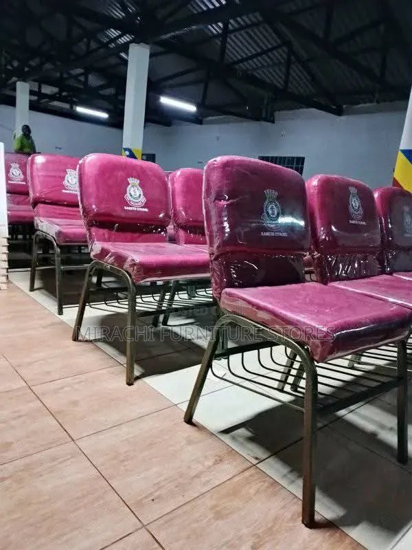 Maroon Church Seats