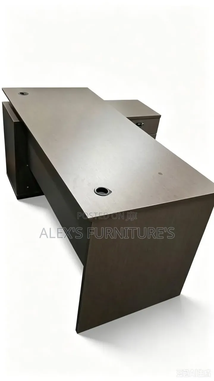Executive Mahogany Modern Office Desk