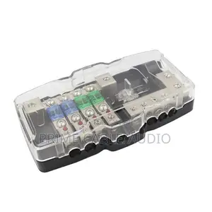 Car Audio Power Distribution Fuse Block – 4-Way With ANL Fuse Holder