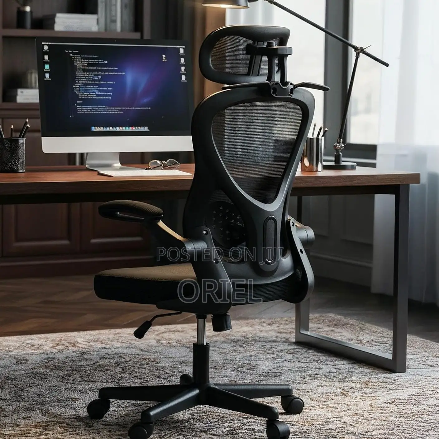 Orthopedic Office Chair – Ergonomic Comfortable High-Back Desk Seat