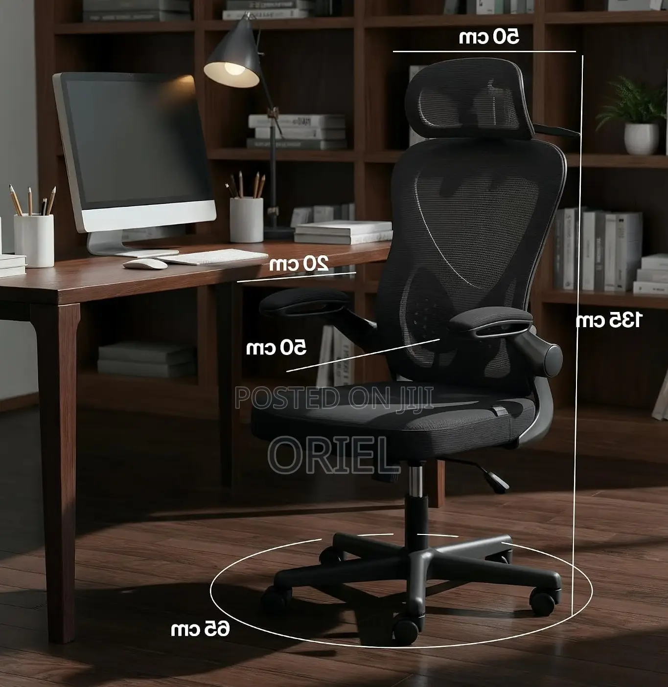 Orthopedic Office Chair – Ergonomic Comfortable High-Back Desk Seat