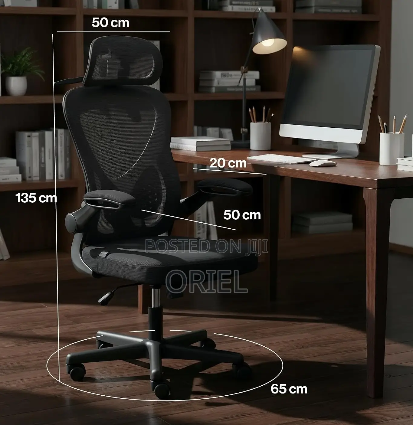 Orthopedic Office Chair – Ergonomic Comfortable High-Back Desk Seat