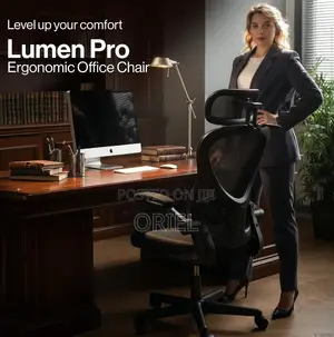Orthopedic Office Chair – Ergonomic Comfortable High-Back Desk Seat