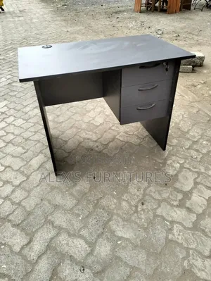 Executive Modern Study Desk With Storage Drawer