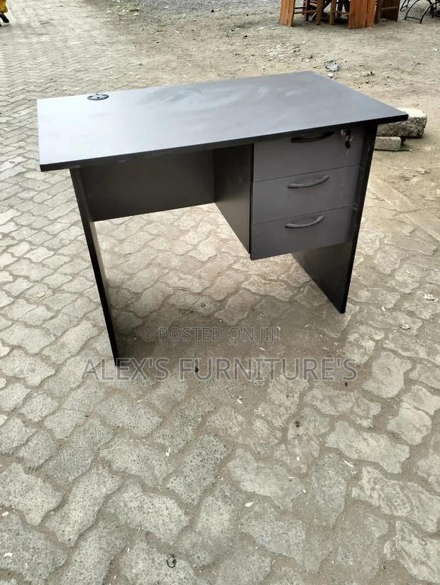 Executive Modern Study Desk With Storage Drawer - main view