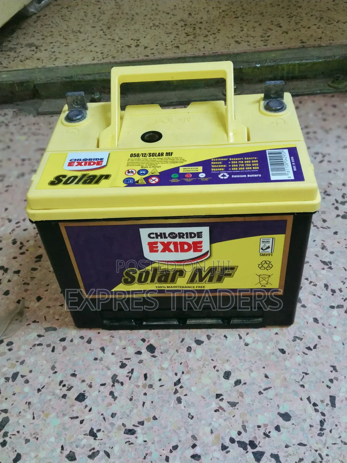 50 Amps Solar Battery -Chloride Exide