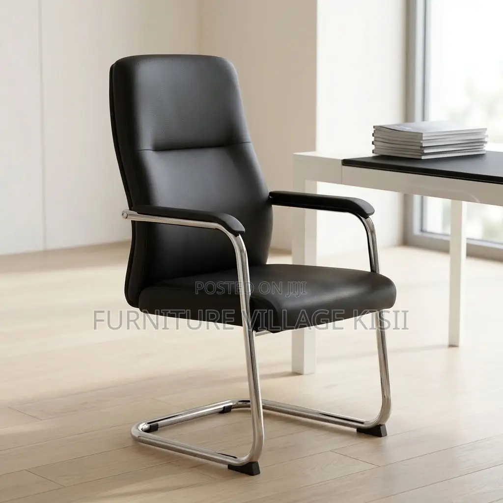 Leather Visitor Office Seat