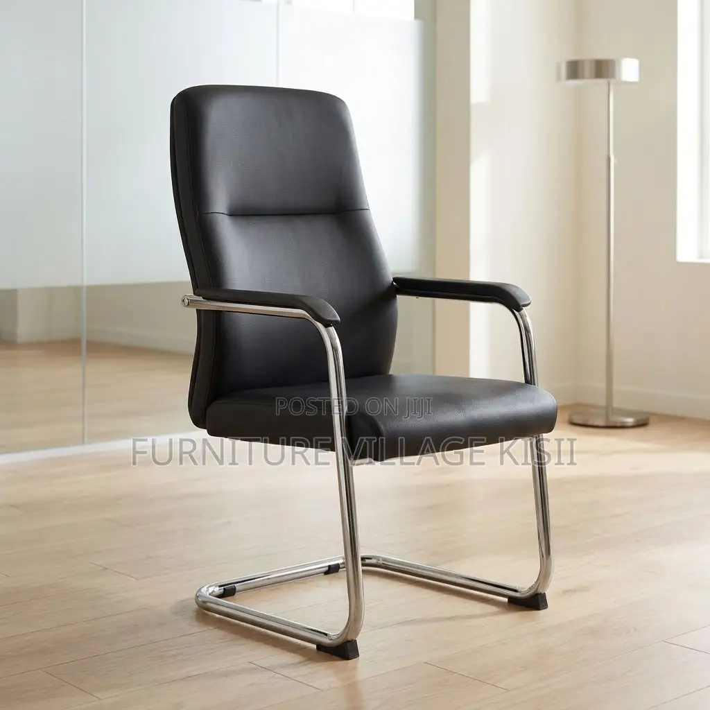 Leather Visitor Office Seat