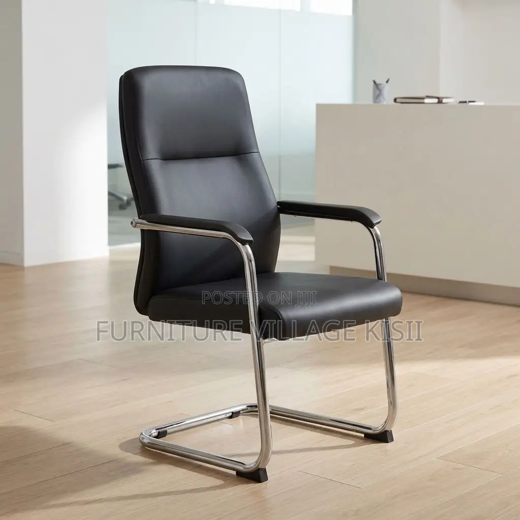 Leather Visitor Office Seat