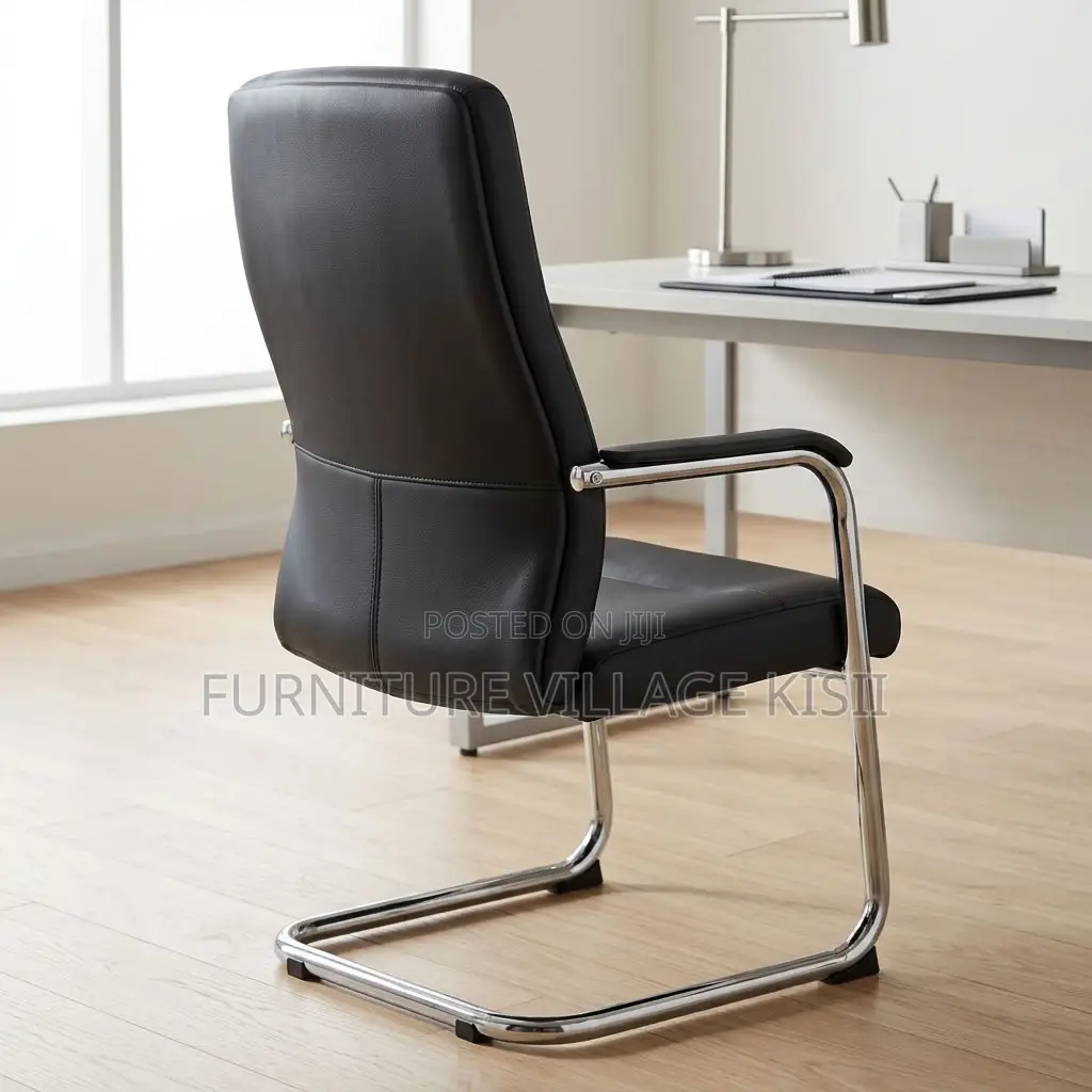 Leather Visitor Office Seat