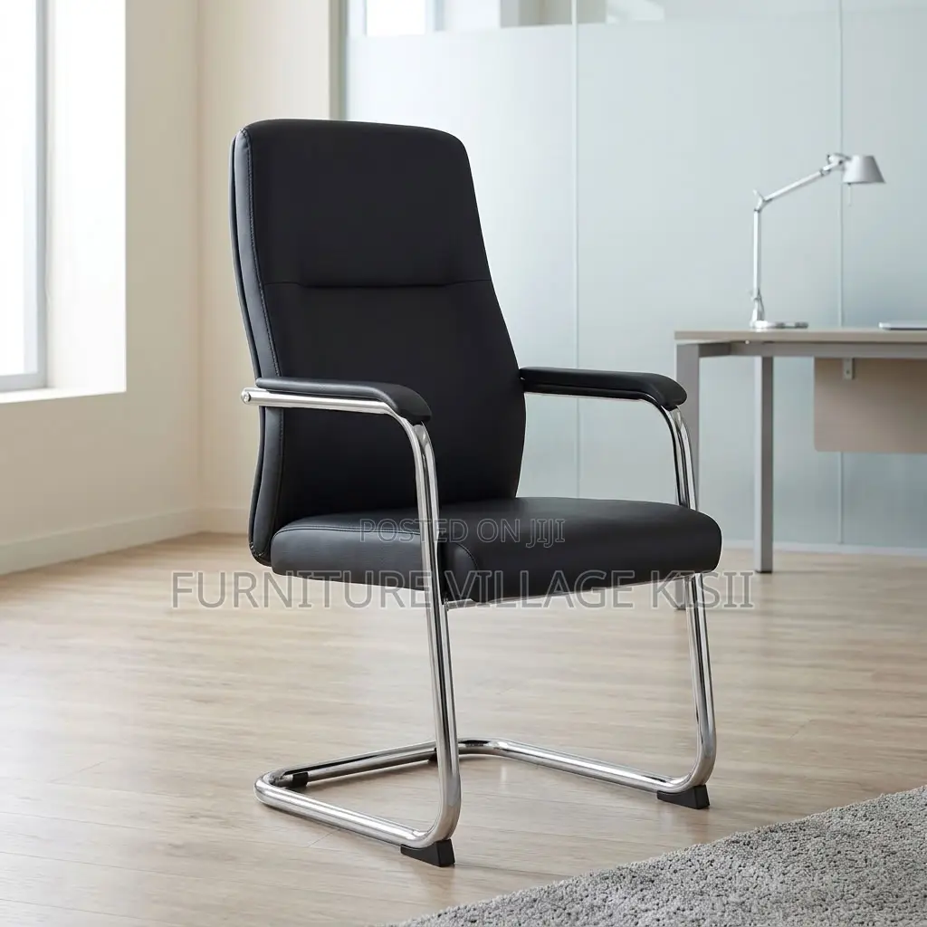 Leather Visitor Office Seat